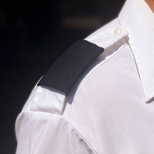 EPAULETS, NO STRIPES - BLACK/NAVY